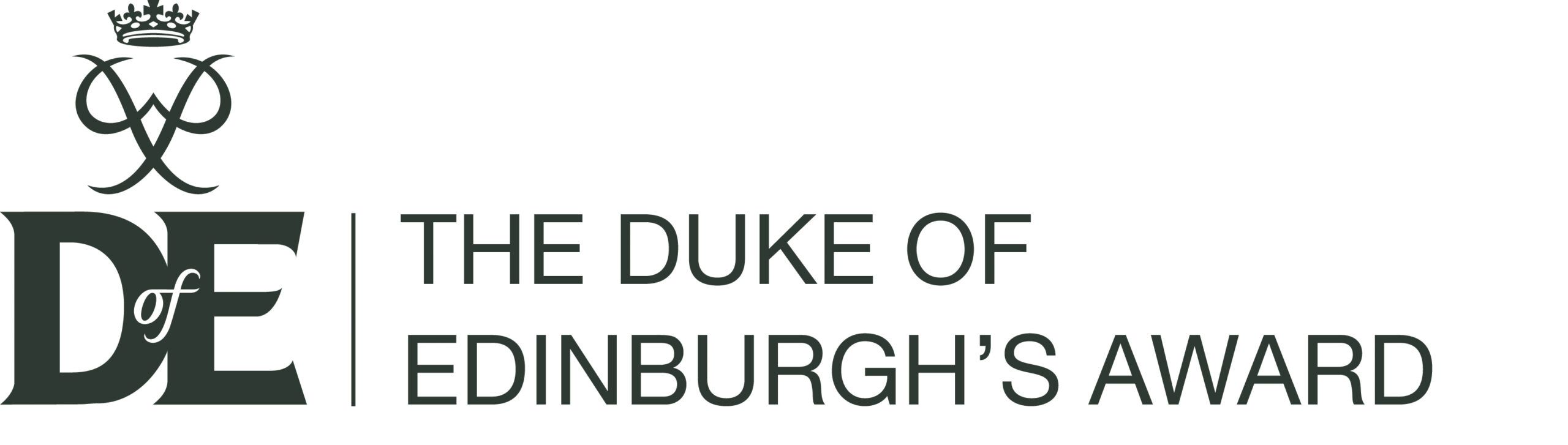 DofE Duke of Edinburgh's AwardFull logo - gunmetal