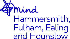 Hammersmith, Fulham, Ealing and Hounslow Mind is a Local Mind Association logo