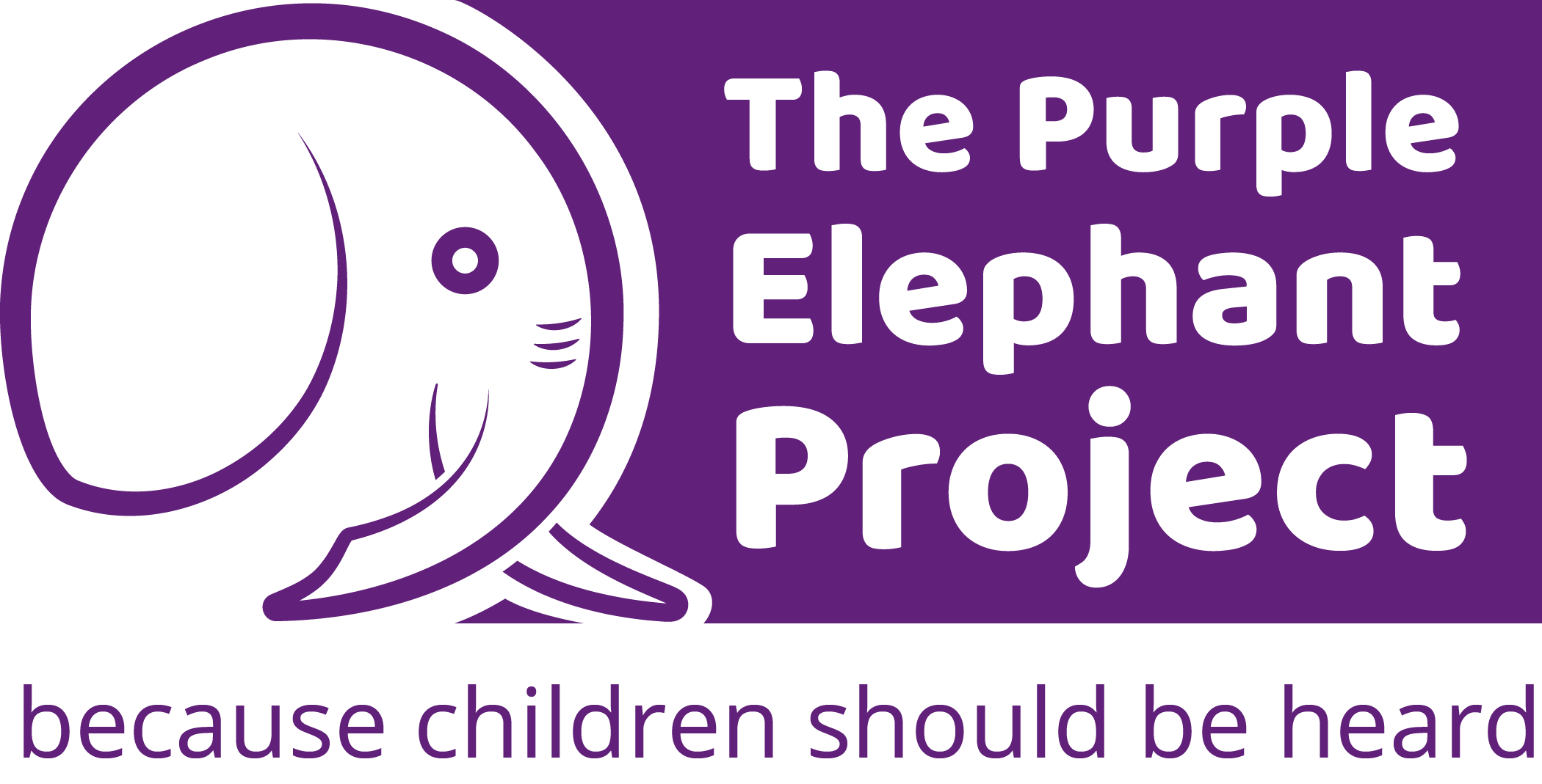 Purple Elephant Project logo with strapline