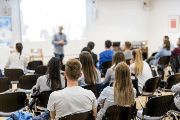 Social Mobility Foundation Students in a lecture Eastside People