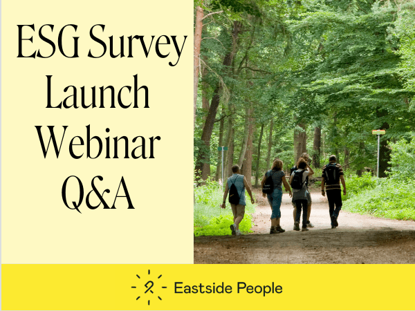 ESG launch webinar Q&A Richard Litchfield website post people in a forest