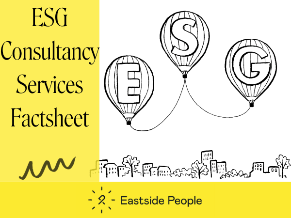 Eastside People Environmental, Social, Governance services Factsheet Website Post