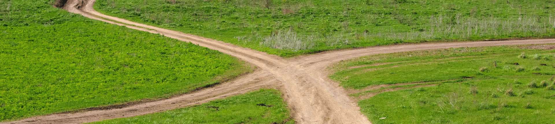 A country crossroads. ESG tips for charities 2025 blog Richard Litchfield website banner