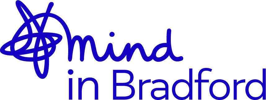 Bradford District and Craven Mind blue logo white background