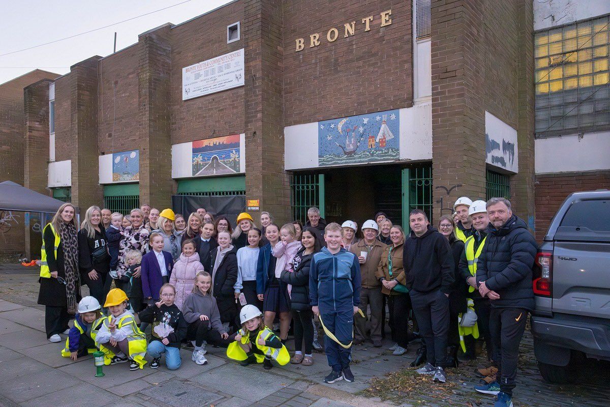 Bronte Youth and Community Centre people outside the building