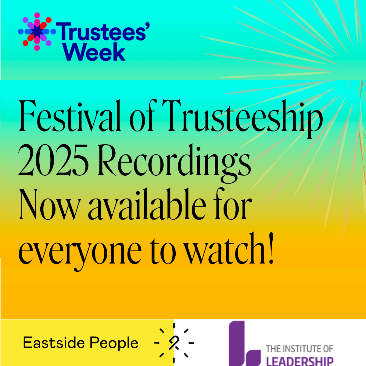 Festival of Trusteeship Recordings now available for everyone to watch