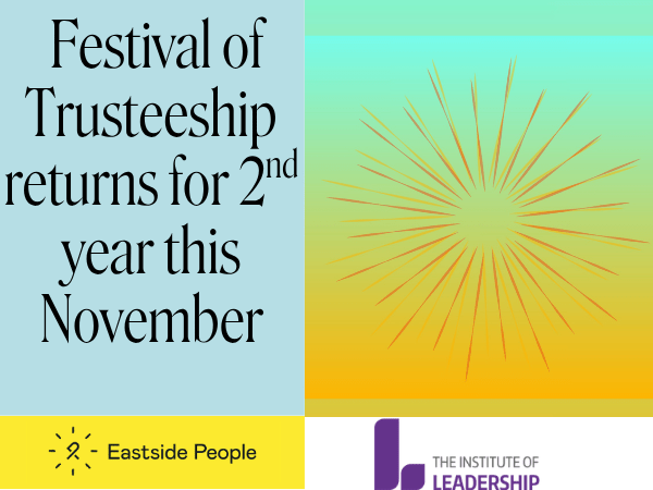 2026 Festival of Trusteeship Press Release festival returns for 2nd year with starburst and Institute of Leadership logo