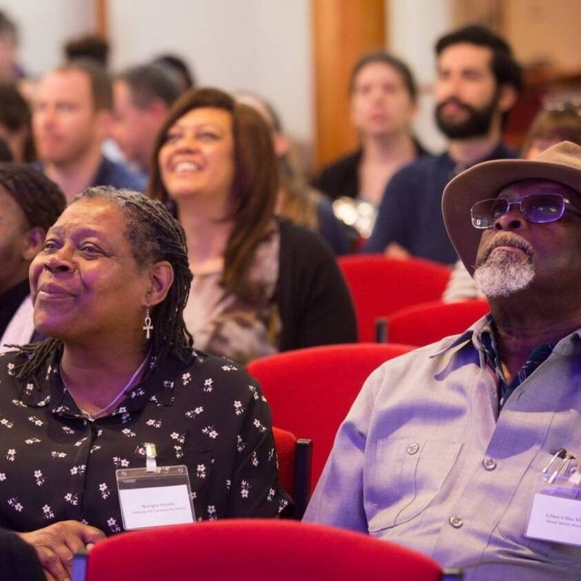 Merton Connected event with audience pictured sitting down