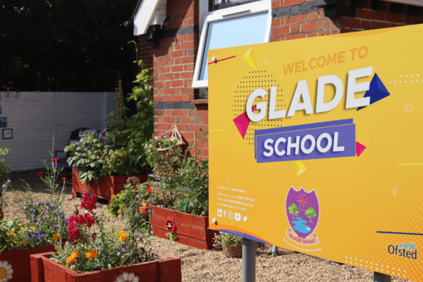 Fair Ways Glade School sign