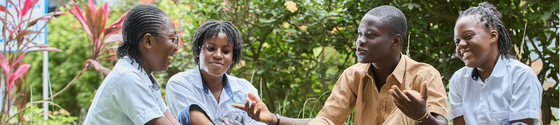 Top Tips for Social Investment Blog banner. 4 Black peopel sitting on some grass.