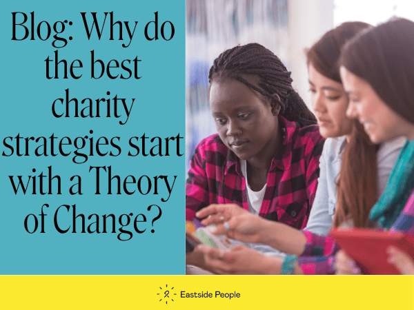 Wording blog: Theory of Change and 3 people looking serious